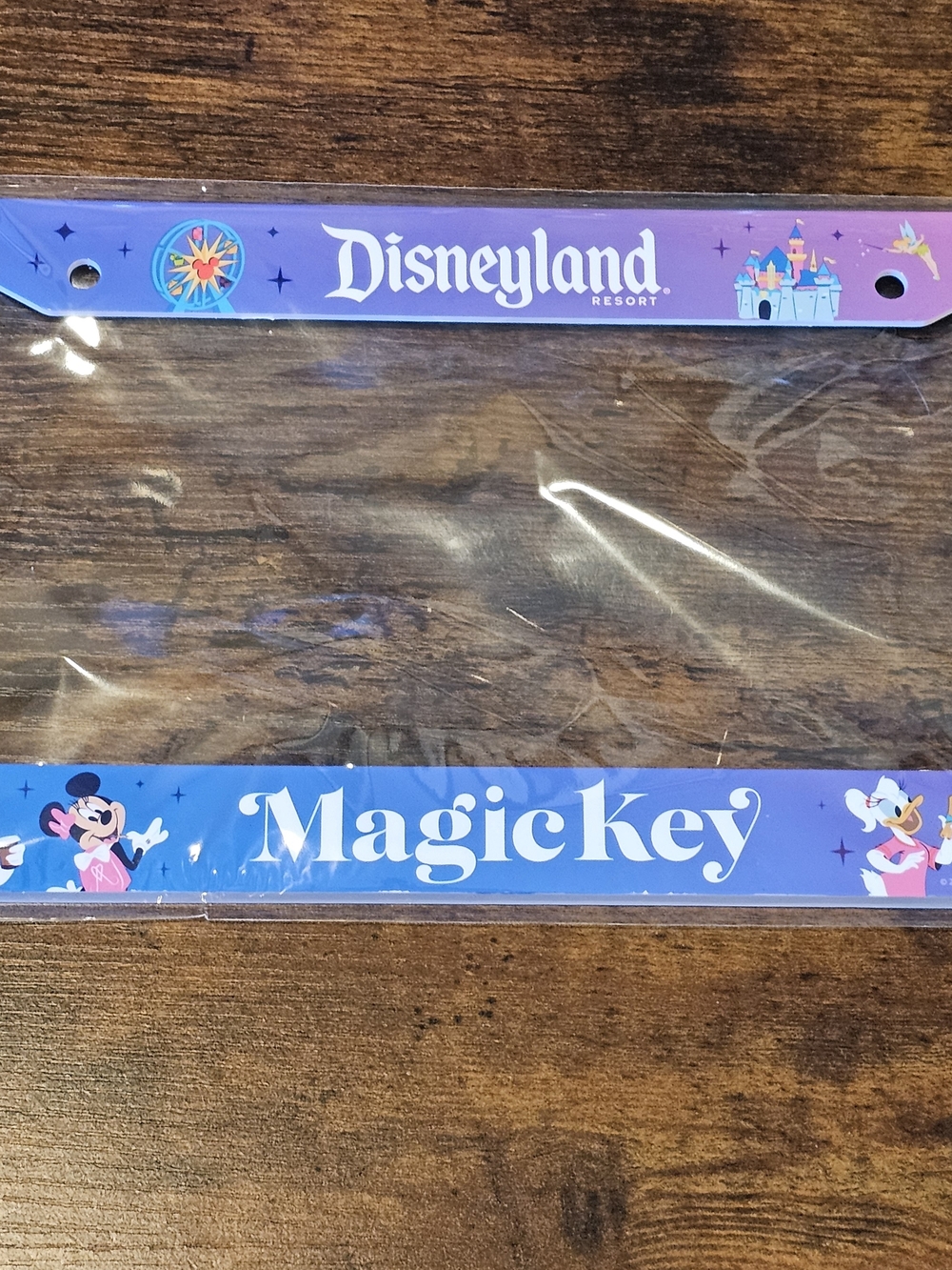 BNIP Disneyland Resort MagicKey License Plate Frame